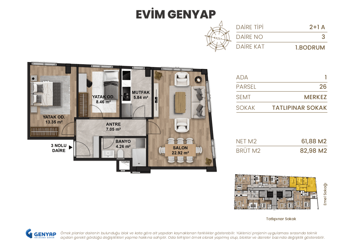 3 - Evim Genyap Daire Planları.PNG